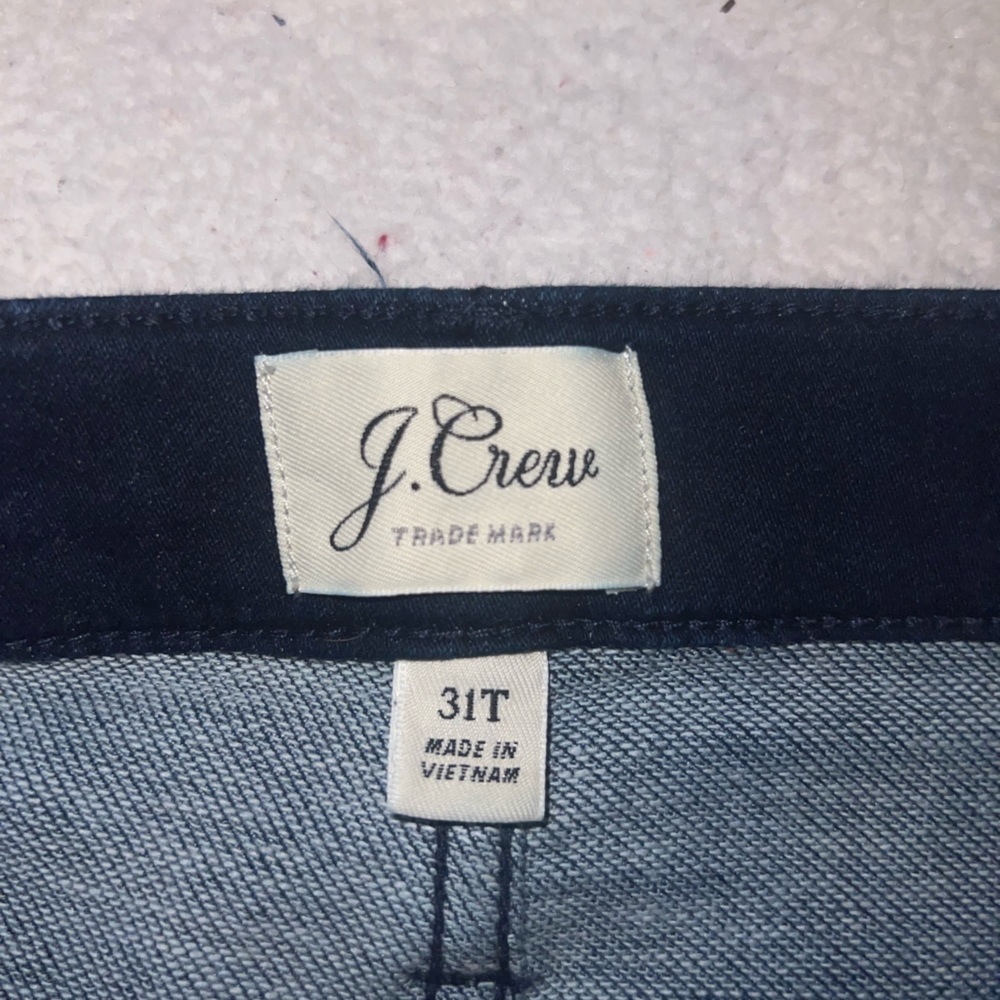 J Crew Women's Tall Skinny Leg Jeans | Dark Denim | - Picture 8 of 11